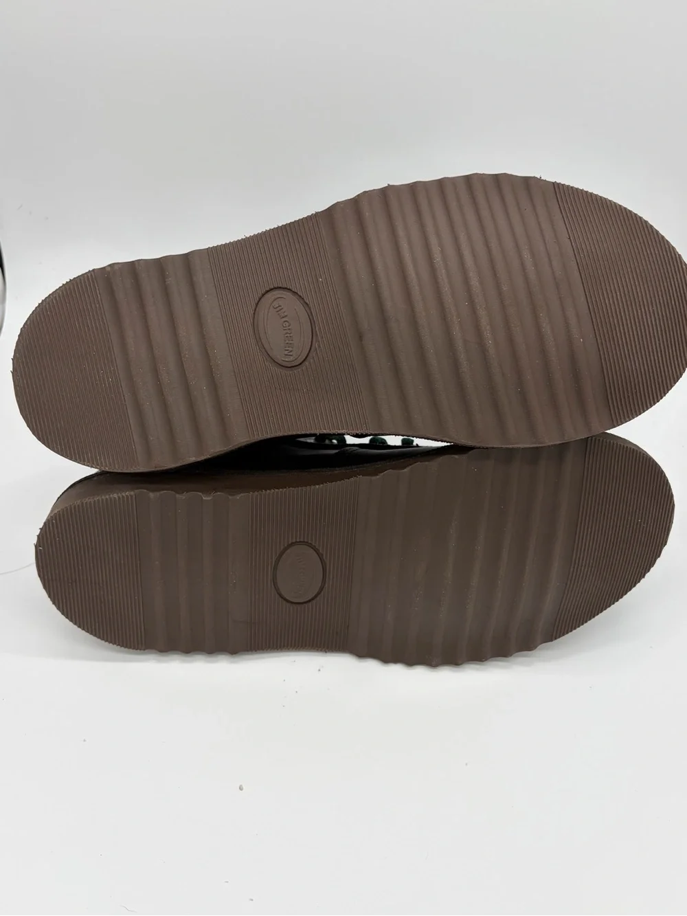 Jim Green Men's Brown Chukka Boots with Green Laces, New without Box